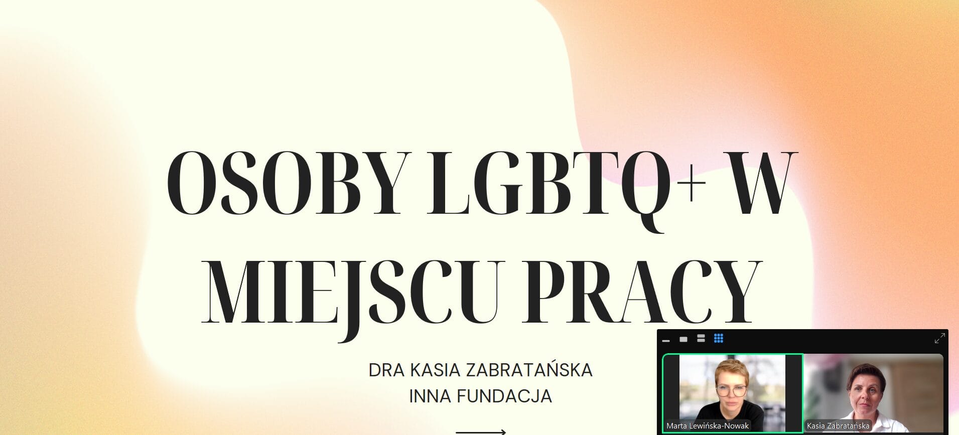 Read more about the article Webinar on LGBTQ+ People in the Workplace