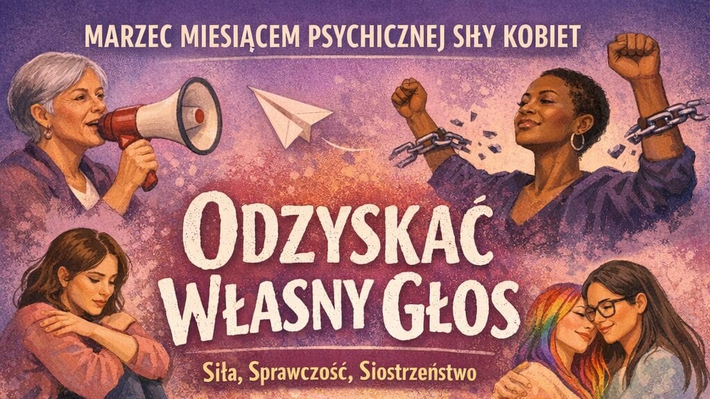 Marzec miesiącem psychicznej siły kobiet: Odzyskać własny głos